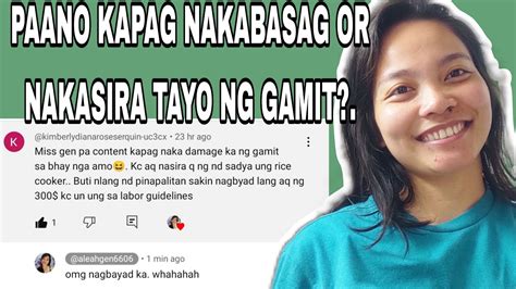 Kapag nakabasag ka ng .